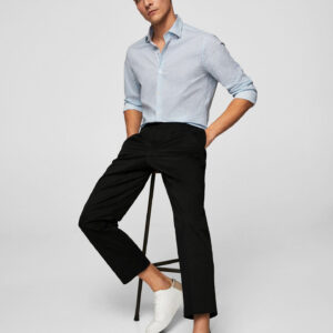 Slim-fit cotton shirt