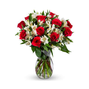 Flower auctor red tulip