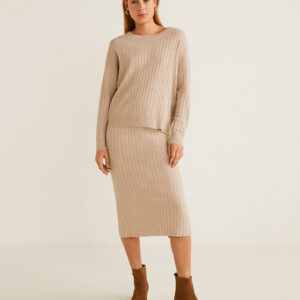 Denim organic cotton skirt