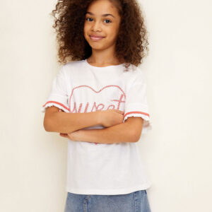 Off-shoulder striped dress